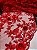TULE BORDADO 3D - VERMELHO - Imagem 1