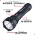 LANTERNA  1LED REC.3W.BIV. Temp.cor 6500k alcance 15 metros - Imagem 4