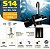 H7 - 12V - Lâmpada Super Led Mini Shocklight 32w S14 Nano H7 6000k - Lampada H7 12V - PONTO M PECAS AUTOMOTIVAS - Imagem 1