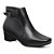 Bota Confort Anatômica Ref.: 2074 - Preta - Couro Legítimo - Imagem 1