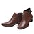 Bota Confort Anatômica Ref.: 2074 - Castor - Couro Legítimo - Imagem 4
