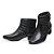 Bota Confort Anatômica Ref.: 2079 - Preta - Couro Legítimo - Imagem 4