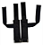 STRAP PRETO COM MUNHEQUEIRA - SM - Imagem 4