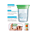 Kit 5 Potes para armazenar leite Mam 120ml livre de BPA - Imagem 2