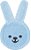 MAM Oral Care Rabbit - Luva de cuidado oral Azul - Imagem 1