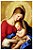 Quadro Decorativo Religioso Virgem Maria com Menino Jesus - Imagem 2