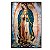 Quadro Nossa Senhora de Guadalupe 65x100 Tecido Canvas com Moldura Preta - Imagem 1