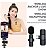 Kit 2 Microfone Lapela Sem Fio P/ iPhone Profissional 2 Em 1 - Imagem 3