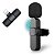 Kit 2 Microfone Lapela Sem Fio P/ iPhone Profissional 2 Em 1 - Imagem 5