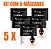 kit 5 Unidades Máscara para limpeza Facial Sachê Skin Care - Max Love 8g Promoção - Imagem 1