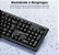 Combo Teclado E Mouse Sem Fio Avançado, Usb De 2.4G Receptor, Com Teclado Numérico E Mouse Sem Fio, Bateria de longa duração, Para Pc、windows、macs、computadores De Mesa E Laptops Cor Preto, ABNT2 - Imagem 4