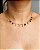 CHOKER OLHO GREGO MOEDAS FOLHEADO - Imagem 2