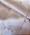 CHOKER PINGENTES STRASS FOLHEADA - Imagem 3