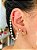 BRINCO EAR CUFF PÉROLAS COM ZIRCÔNIA DOURADO (UNIDADE) - Imagem 7