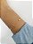 BRACELETE CORAÇÃO COM STRASS- DOURADO - Imagem 1