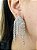 BRINCOS ALEXA- STRASS PRATA - Imagem 4