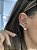 BRINCO EAR CUFF COM PINGENTE GOTA CRISTAL- PRATA - Imagem 4