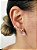 BRINCO EAR CUFF COM PINGENTE GOTA- DOURADO - Imagem 3