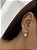 BRINCO EAR CUFF COM PINGENTE GOTA- DOURADO - Imagem 1