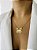 COLAR BORBOLETA DOURADO - Imagem 3