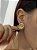 BRINCOS CONCHA CARACOL- DOURADO - Imagem 1