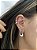 MIX DE BRINCOS GOTA+ 2 PIERCINGS ENCAIXE - PRATEADO - Imagem 1