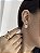 PIERCING DUPLO COM ZIRCÔNIAS- DOURADO - Imagem 1