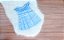 Vestido Casinha Abelha Poa Azul Bebe Menina Luxo - Imagem 1