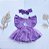 Salopete Princesa Sofia Com Tiara - Imagem 1