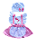 Salopete Mini Chefe Com Boina - Imagem 1
