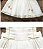 Vestido Estrelinha luxo Branco - Imagem 3