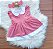 Vestido Xadrez Com Tiara - Imagem 1