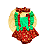 Romper Natal Bunda Rica C Tiara - Imagem 1