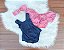 Conjunto Romper Xadrez 3 Pcs Bunda rica - Imagem 2
