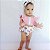 romper Poa Floral Com Tiara - Imagem 3