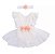 Romper Branco Rendado Com Tiara - Imagem 4