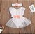 Romper Branco Rendado Com Tiara - Imagem 3