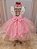 Vestido Minnie Minie  Luxo Rosa - Imagem 2