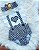 Romper  Xadrez Com TIara - Imagem 1