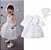 Vestido Batizado Luxo 3 Peças - Imagem 1