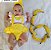 Romper Banana Frutinhas (nao acompanha meia) - Imagem 1