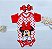 Body Minnie Vermelho com Saia Tutu e Laço - Imagem 2