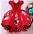 Vestido Minnie Vermelha Luxo - Imagem 2