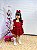 Romper Natal Cerejinha Com Tiara - Imagem 1