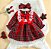 Vestido Junino Com Tiara - Imagem 1
