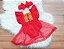 Romper Natal Com Tiara Luxo - Imagem 3