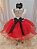 Vestido temático menina aniversário luxo lady bug NÃO ACOMPANHA LAÇO - Imagem 3