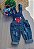 Jardineira jeans menina longa tema stitch - Imagem 2