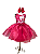 Vestido aniversário tema Barbie menina festa luxo - Imagem 1