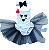 Salopete romper fantasia bebe menina halloween temático fantasminha - Imagem 1